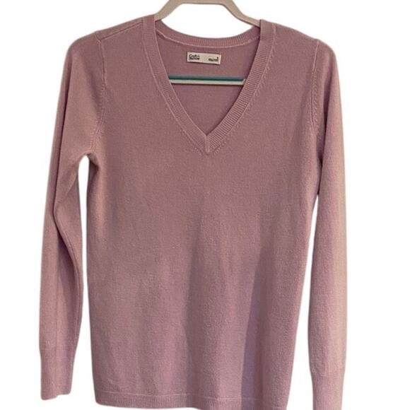 Croft and Barrow Small Lavendar V-neck Long Sleeve Soft Cozy Sweater - Picture 1 of 4